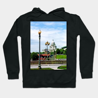 Providence RI - Capitol Building Seen from Waterplace Park Hoodie